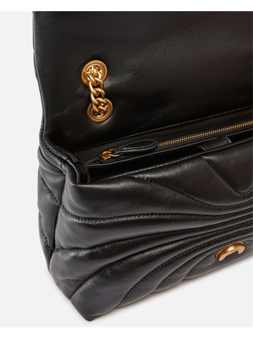 Borsa a tracolla grande Love Bag Puff trapunta farfalla PINKO | 100038A1EX/Z99Q